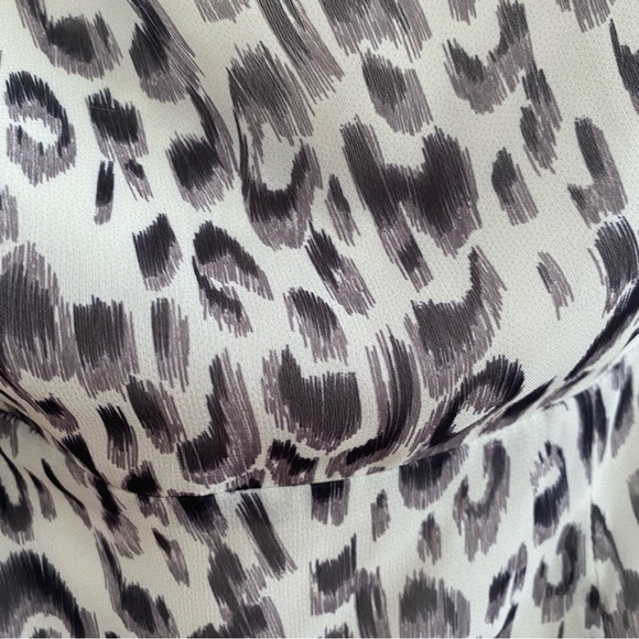 Revolve Superdown White Black Leopard Print Kina Mini Dress S - Picture 10 of 16